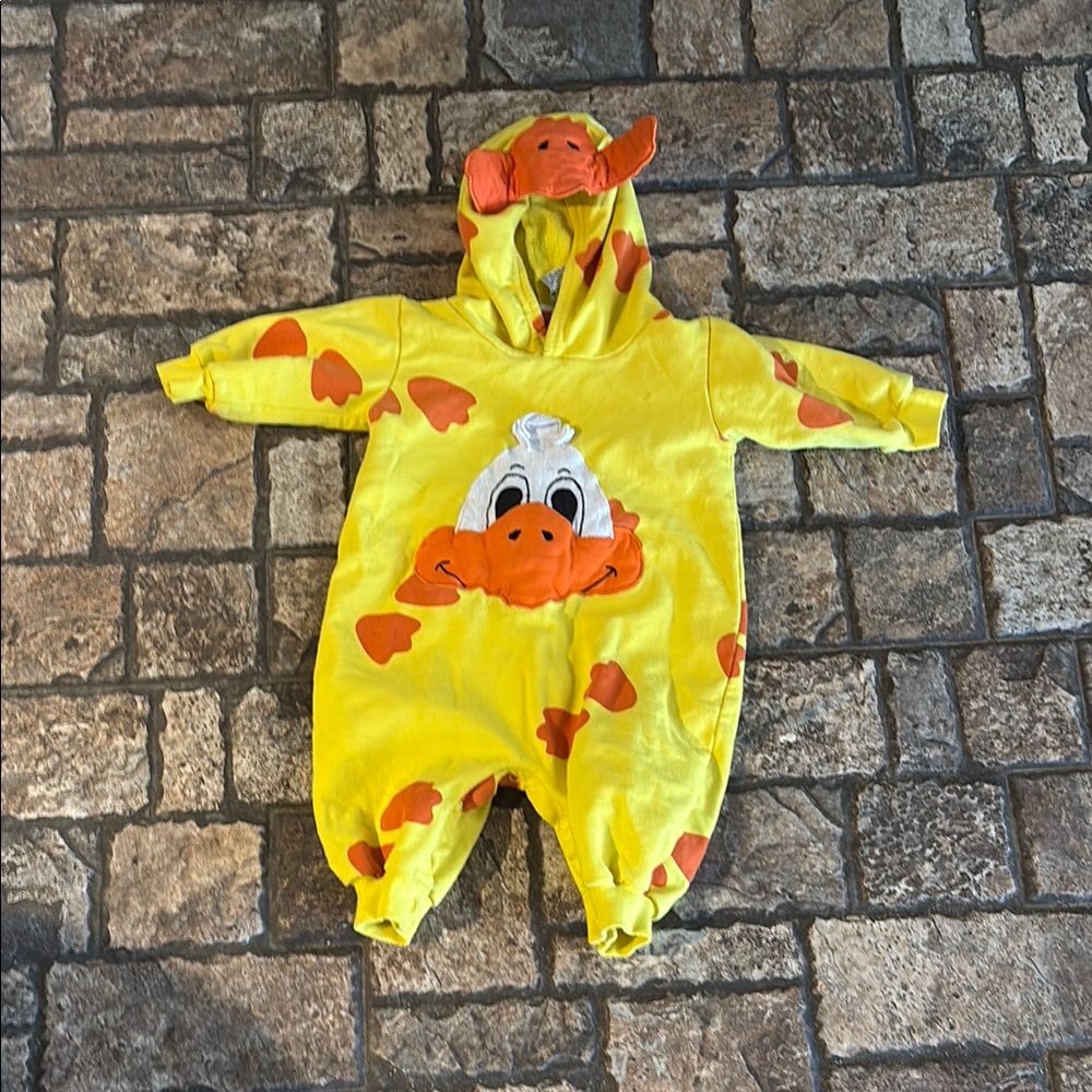 Vintage Fun stuff Yellow Duck Kids One Piece